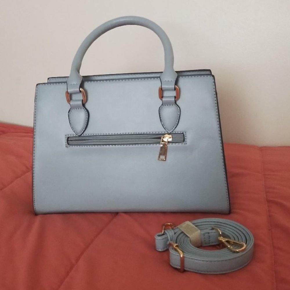 NWOT Blue No Brand Fashion Purse - Picture 2 of 9